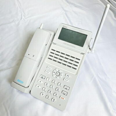 【中古】 A1-(24)CCLIPTEL-(1)(W) 長い巻き毛コードレス多役立つこと電話 NTT商行為電話機 IP電話 東日本電信電話を掛ける株式会社 白いこと