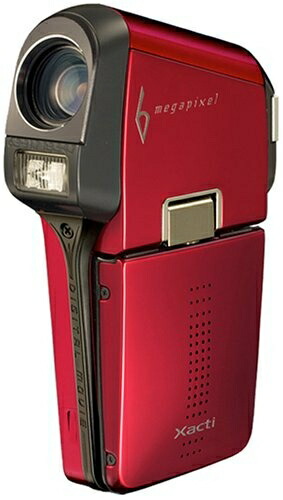 【中古】 SANYO デジタルムービーカメラ「Xacti」(スパークリングルビー) DMX-C6(R)