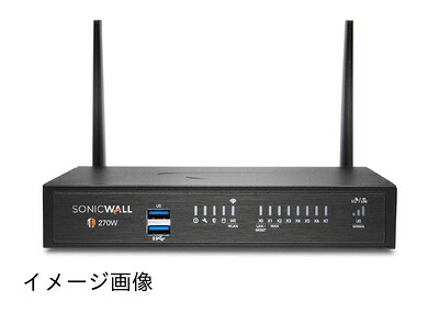 【新古品】 Sonicwall TZ270W セキュアアップグレードプラス - 2YR エッセンシャルエディション (02-SSC-6856) | TZ270W ワイヤレスネットワークセキュリティアプライアンス 間のエッセンシャルプロテクションサービススイート | 次世代火の手ウォール