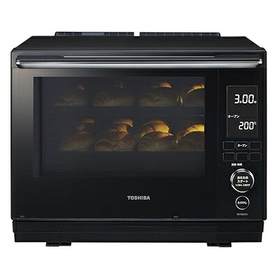 【中古】（新古品） 東芝 (TOSHIBA) オーブンレンジ 電子レンジ フラットテーブル microwave 簡単操作 石窯ドーム 30L ER-YD3000(K)