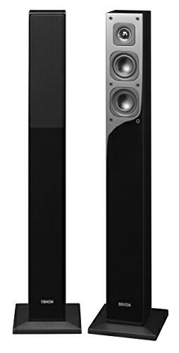 【中古】（新古品） デノン Denon SC-T17 スピーカー フロント トールボーイ ハイレゾ対応 SC-17 SC-37 シリーズ 1台 ブラック SC-T17K