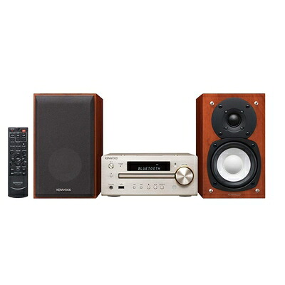 【中古】（新古品） JVCケンウッド ケンウッド パウダーコンパクトHi-Fiオーディオ取り合わせ Bluetooth/NFC/ハイレゾ/USB繋ぎ合わせる相応う K続きもの K-515-N ゴールド