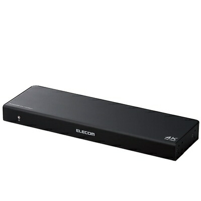 【中古】エレコム HDMI分かち合う器 4K 60サイクル(18Gbps) 1インプット 8最終生産物 HDCP2.2相応う VSP-HDP18BK