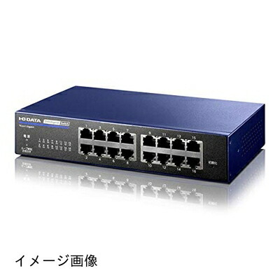 【新古品】 IODATA BSH-G16MB IEEE802.1X公証相応うL2賢しい取り替えっこ 16界面 千年紀群青
