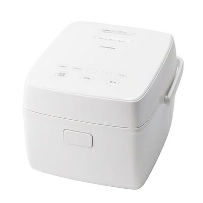 【中古】（新古品） ツインバード 炊飯器 3合 IH 早炊き 一人暮らし 新生活 保温24時間 消音機能 新潟 燕三条 ホワイト RM-D793W