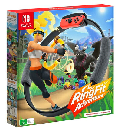 【中古】(新古品) Nintendo Switch Ring Fit Adventure - Black|ベアホームズ