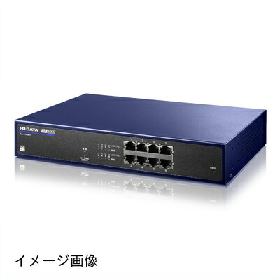 【新古品】 アイ・オー・データ IODATA BSH-GP08MB IEEE802.3at (Type2) 相応う8界面PoE取り替えっこ