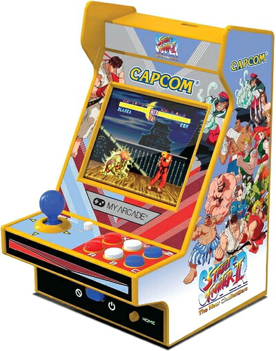 【中古】 My Arcade Super Street Fighter II ナノ電気蓄音機 携帯型 レトロ 吹き抜け (1つに2つの競り合い)