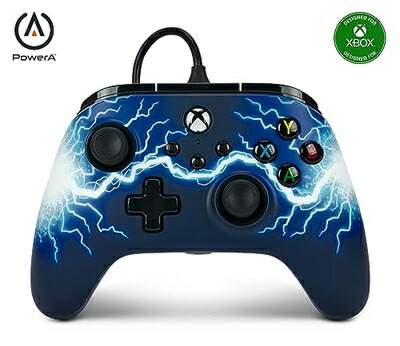 【新古品】 【国内正規品 】PowerAアドバンテージ有線コントローラー Xbox Series X|S用 - アークライトニング 二重振動機能 Xbox Series X|S用 PC Windows 10/11 (公式ライセンス取得) XBGP0169-01