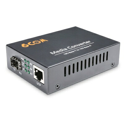 【新古品】 6COMGIGA 10G ファイバーメディアコンバーター、1x 1000M/2.5G/5G/10GBase-T オートネゴシエーションRJ45スロットから10GBase-X SFP+スロット1個、10GBase-SR/LRトランシーバー、10G SFPからRJ45コンバーターをサポート。