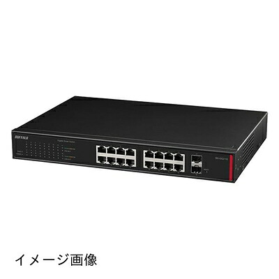 【新古品】 Buffalo BS-GS21つづき物 BS-GS2116 黒いこと パソコン・周辺機器-有線LAN