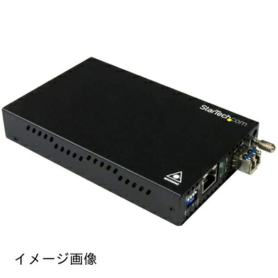 【新古品】 StarTech.com ギガビットイーサネット対応光メディアコンバータ 1000BASE-T(RJ45) - 1000BASE-LX(シングルモード/LC) 20km ET91000SM20