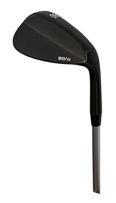 【中古】（新古品） 無刻印 ウェッジ ブラックエディション ゴルフクラブ 新溝 ルール適合 Wedge ブラックPVD仕上げ スチールシャフト 豊富なロフトバリエーション 【ノーロゴ】 【Lｙ】 (スチール, 60)
