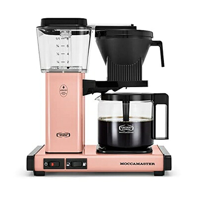 【中古】（新古品） Technivorm Moccamaster 53939 KBGV 10-Cup Coffee Maker Pink, 40 ounce, 1.25l