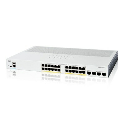 【新古品】 シスコシステムズ (Cisco) Cisco Catalyst 1200-24P-4G かっこ良い 取り替えっこ 24 界面 GE PoE 4x1GE SFP 金属元素筐体 静音愛読者受け答え 法人向け (C1200-24P-4G)
