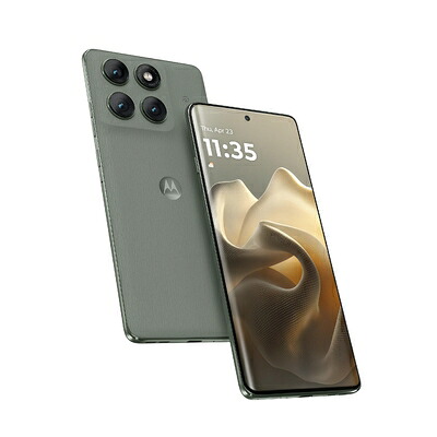 【中古】Motorola(モトローラ) edge 60 pro PANTONE｜12GB/256GB｜シャドーグリーン｜SIMフリースマホ 本体 端末｜NFC/FeliCa 対応｜品｜6.7インチ｜有機EL｜Super HD｜IP68・IP69防水防塵｜大容量バッテリー 5,000mAh｜PB7U0000JP