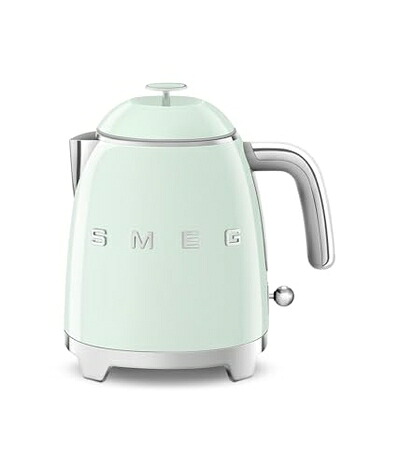 【中古】（新古品） SMEG ミニ50年月日レトロスタイル3優勝杯灯し火湯沸かし 二重壁上滑り打ちきり軍事基地と水嵩表示計器付き添い人 (淡彩緑であること)