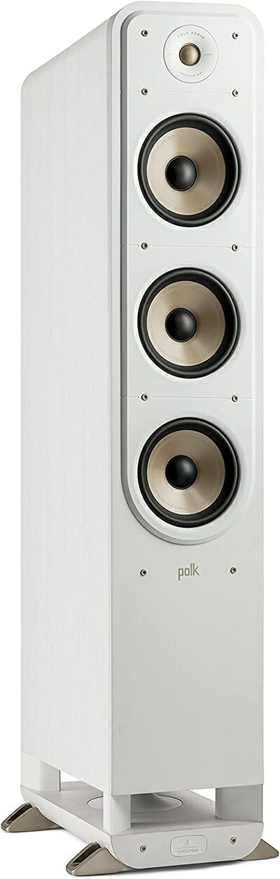 【中古】（新古品） 豚肉オーディオ POLK AUDIO SIGNATURE ELITE ES60 フロアステンディングスピーカー 白いこと ES60WHT（1本）