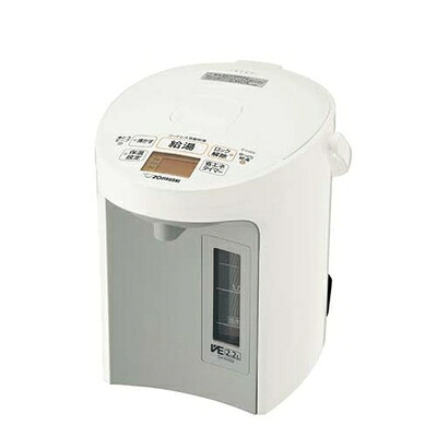 【中古】(新古品) 象印マホービン 電気ポット 2.2L ホワイト CV-GV22-WA|ベアホームズ