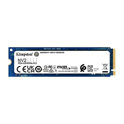 【中古】（新古品） キングストンテクノロジー Kingston SSD NV2 1TB PCIe Gen 4.0 x4 最大3,500MB/秒 M.2 2280 NVMe SNV2S/1000G 品 3年