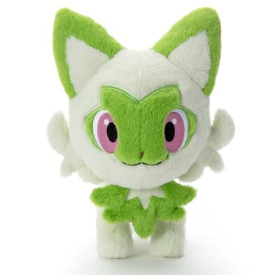【中古】（新古品） ポケットモンスター ポケモン くたくたたった! ぬいぐるみM ニャオハ ぬいぐるみ高さ約33cm｜ベアホームズ