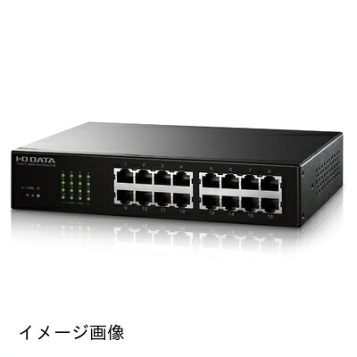 【新古品】 IODATA スイッチングこしき 16界面 ギガビット相応う 節電 省エネ 繰り返しさぐり当てる ワット数内蔵 金属元素筐体 日本製造業者 ETG-ESH16NC