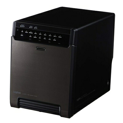 【中古】（新古品） ロジテック HDD ケース 3.5インチ ガチャベイ 【 RAID 機能 / 4BAY ( HDD 4台 ) / Win / Mac 対応】 USB3.1(Gen1) / USB3.0 eSATA 国内メーカー LHR-4BRHEU3｜ベアホームズ 20,154円