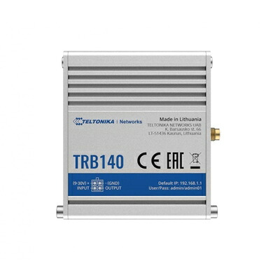 【新古品】 Teltonika TRB140 製作向け ローカルエリアネットワーク ⇔ LTE論理ゲート通い路 TRB14040C400 【技適公証済】