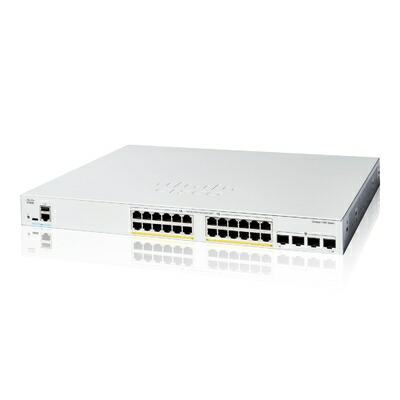 【新古品】 シスコシステムズ (Cisco) Cisco Catalyst 1300-24FP-4G マネージド 取り替えっこ 24 界面 GE 盛りだくさん PoE 4x1GE SFP 金属元素筐体 法人向け (C1300-24FP-4G)