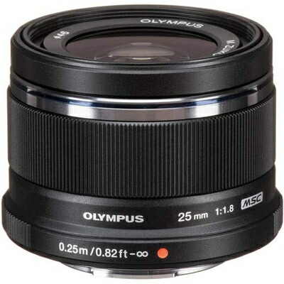 【中古】 Olympus 25mm f1.8 Interchangeable Fixed Lens - International Version (No Warranty) [並行輸入品]