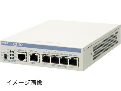 【新古品】 NEC 5年無償 VPN相応う高速道路アクセスルータ UNIVERGE IX2107 BI000118