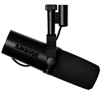 【中古】 SHURE シュア ダイナミックマイク SM7dB プリアンプ搭載 : カーディオイド 単一指向性 XLR 有線 ストリーミング 配信 YouTube 音声 音楽 演奏 録音 レコーディング 実況 ゲーム ゲーミング ポッドキャスト ボーカル DTM 宅録 在宅 テレワーク 【国内正規品