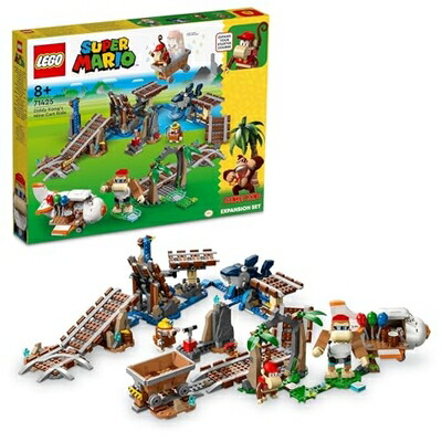 【中古】（新古品） レゴ(LEGO) 百貨店マリオ ディディーコング の トロッコライド 差し上げ物 71425 遊び道具 差しつかえる 生まれ落ちる日差し上げ物 つな渡り お坊っちゃん 御姉さん 8歳 ～