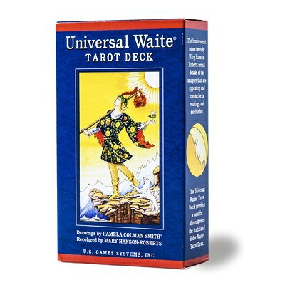 【中古】（新古品） I.I.J タロットカード 78枚 ウェイト版 タロット占い 【 ユニバーサル ウェイト タロット Universal Waite Tarot Deck】日本語解説書付き [正規品]
