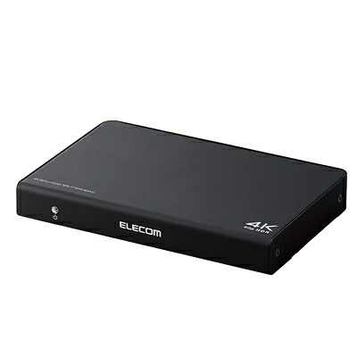 【中古】エレコム HDMI分かち合う器 4K 60サイクル(18Gbps) 1インプット 4最終生産物 HDCP2.2相応う VSP-HDP14BK 黒いこと