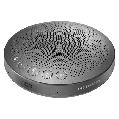 【中古】 アイ・オー・データ IODATA 集音範囲切替スピーカーフォン USB接続/Bluetooth接続対応 Web会議 Zoom/Teams/Skype/Google Meet対応 Chromebook対応/6時間連続バッテリー駆動/テレワーク TC-SPRC100