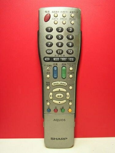【中古】 小ざかしい テレビ受像機遠隔操作 GA510WJSA