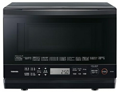 【中古】（新古品） TOSHIBA(東芝) スチームオーブンレンジ 石窯ドーム 26L ER-YD70(K) ブラック 250℃ 1段調理 フラットテーブル 電子レンジ 赤外線センサー ノンフライ調理 簡単お手入れ 小型 新生活 一人暮らし 二人暮らし ファミリー