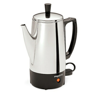 【中古】（新古品） Presto プレスト 6-Cup Stainless-Steel Coffee Percolator コーヒー パーコレーター　【並行輸入品】