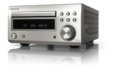 【中古】（新古品） デノン Denon RCD-M41 広広としたFM AM/FMラジオ受信機ラジオ受信機 ディスクリートアンプ積み上げる Bluetooth?相応う CD受信システム 割り増し金 しろがね色 RCD-M41SP