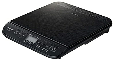 【中古】（新古品） パナソニック IHクッキングヒーター IHコンロ 1400W 日本製 卓上 7段階火力調整 静音設計 ブラック KZ-PH34-K