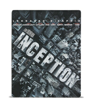 【中古】（新古品） インセプション ブルーレイ スチールブック仕様(数量限定生産/2枚組) [Blu-ray]