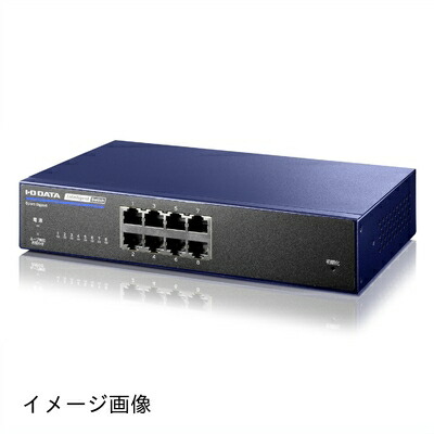 【新古品】 アイ・オー・データ IODATA 賢しい取り替えっこ 8界面 L2 IEEE802.1X公証相応う 日本製造業者 BSH-G08MB