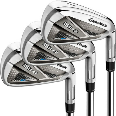 【中古】（新古品） (仕立て屋御手伝いさん)TaylorMade SIM 2 Max アイアン仕掛ける メンズ 右利き スチール写真 レギュラー 5-PW AW