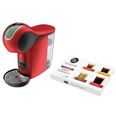 【中古】（新古品） ネスカフェ ドルチェ グスト ジェニオ エス タッチ カプセル バラエティセット レッドメタル,コーヒーメーカー