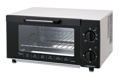 【中古】（新古品） アビテラックス オーブントースター トースト 4枚焼き タイマー15分 温度調節機能付き 最大1200W トレー付き ホワイト AT120-W