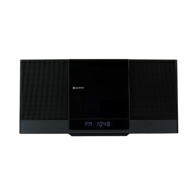 【中古】（新古品）オーレックス(AUREX) ミニコンピューターポ AX-WSS60 黒いこと か細い型音声取り合わせ Bluetooth CD USB 広広としたFM相応う 20W最終生産物 縦型 省間隔文字 FLAC WAV 生まれ変わり相応う 遠隔操作付