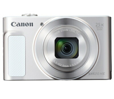 【中古】（新古品） Canon コンパクトデジタルカメラ PowerShot SX620 HS 白いこと 光学25倍望遠レンズ/Wi-Fi相応う PSSX620HSWH