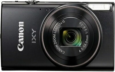 【中古】（新古品） Canon コンパクトデジタルカメラ IXY 650 黒いこと 光学12倍望遠レンズ/Wi-Fi相応う IXY650BK