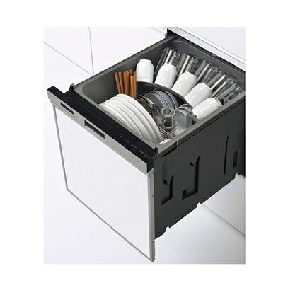 【中古】（新古品） クリナップ 食洗器 食器洗いかわき切る機 プルオープン 幅45糎 ビルトはたご屋 しろがね色 ZWPP45R21LDS-E